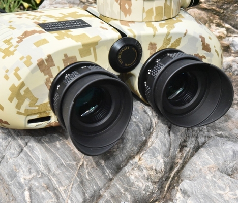 Waterproof Binoculars w/Internal Rangefinder Compass for Navigation 7x50