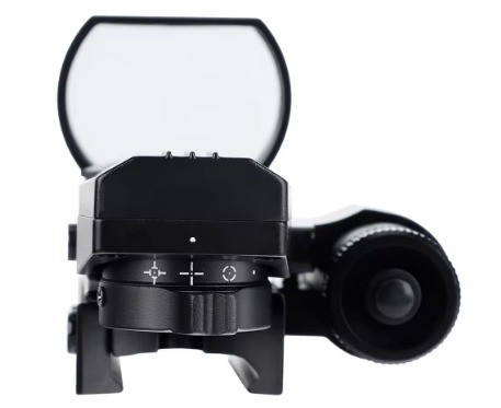 Aluminium Alloy Red Dot Sight with Red Laser 1x22x33 Red and Green Illumination Combo