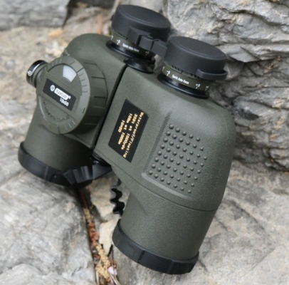 10x50 Waterproof Fogproof Binoculars with Internal Rangefinder and Compass