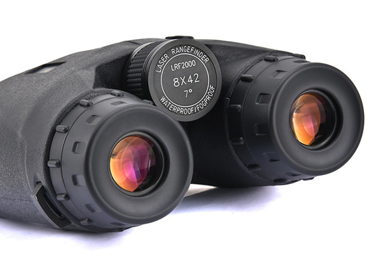 Multi-functional Waterproof 8x42 2000M Laser Range Finder Binocular For Hunting Black