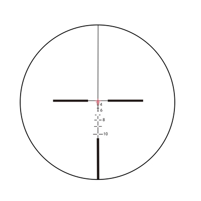 155mm Length Prismatic Scope Hunting 4x32 with Red Laser and Mini Red Dot