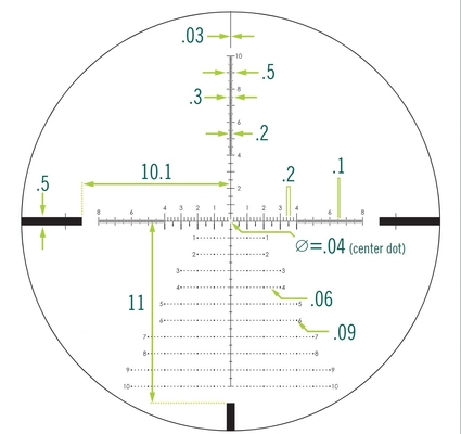 Vor Optical Scope 5-25x56FFP 34mm with Glass Reticle and 56mm Objective Lens Diameter