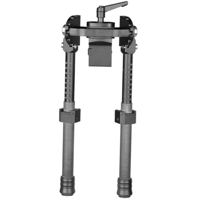 Adjustable Retractable Bipod for 22mm Hunting Scope Center Height 18-25cm Aluminium