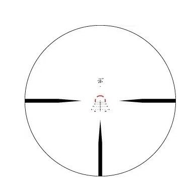 18.5oz 1-6x24 SFP Optic Sight AR-BDC3 Reticle 30 mm Tube with Fixed Parallax Setting