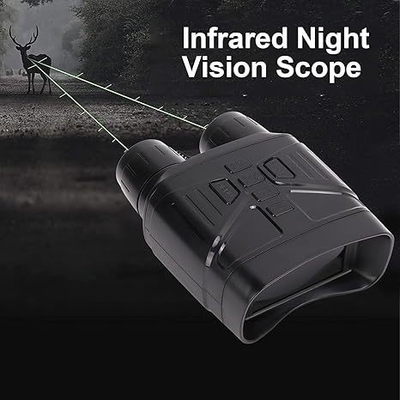 Complete Darkness Night Vision Binoculars with 5X Digital Zoom and 1080P Video Size