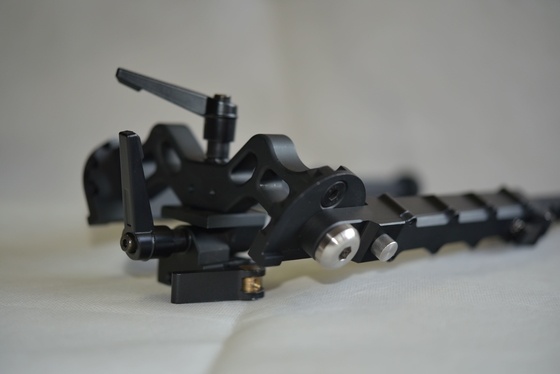 330g Outdoor Tactical Bipod Adjustable 5.5''-8.1'' Height 5 Slots for Versatility