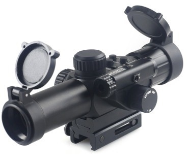 M6 Tactical 4X25 IR Red/Green Sight and 170mm Length Red Dot Laser Scope for Hunting