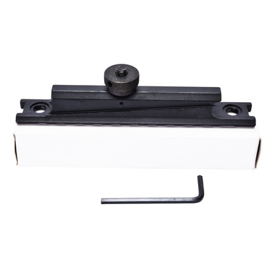 Black Matte 21mm Aluminum Base Hunting Scope Mount with Knurled Thumb Nut Connector