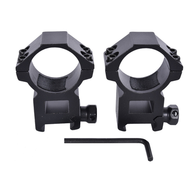 High Profile Dual Ring Scope Mount Double Rings Mount Matte Black Center Height 21mm