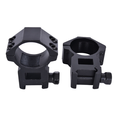 High Profile Dual Ring Scope Mount Double Rings Mount Matte Black Center Height 21mm