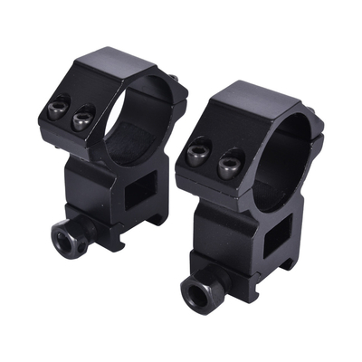 High Profile Dual Ring Scope Mount Double Rings Mount Matte Black Center Height 21mm