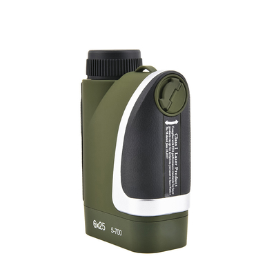 Newest 6x25 Laser Rangefinder 5-700m Long Distance for Hunting 210g 7° View Angle