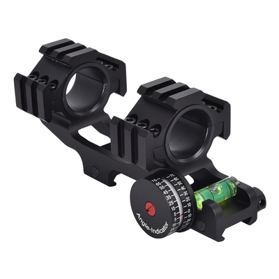 22mm Width Dual Ring Scope Mount with Bubble Level and Angle Indicator Center Height 21mm