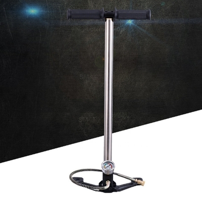 Manual High Pressure Hand Air Pump 4500psi 300bar Black for Gasoline Fuel