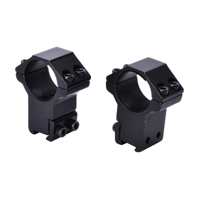 25.4mm Tube Diameter High Riser Scope Mount Double Ring in Aluminium for Long-Lasting