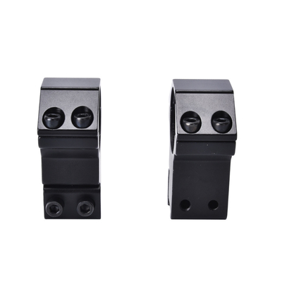 25.4mm Tube Diameter High Riser Scope Mount Double Ring in Aluminium for Long-Lasting