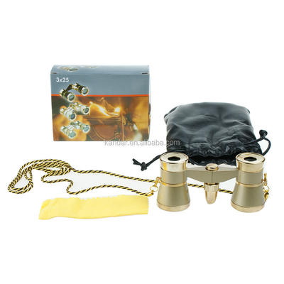3X25 Opera Binocular for Mountain-Climbing and 25mm Objective Dia