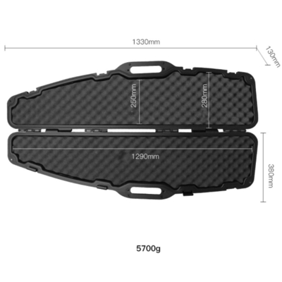External Dimensions 1330*380*130 mm Shock-proof Box for Bow and Arrow Storage