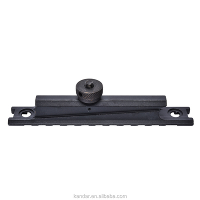 Hunting Black 11mm to 20mm Conversion Adapter Mount with Knurled Thumb Nut Connector