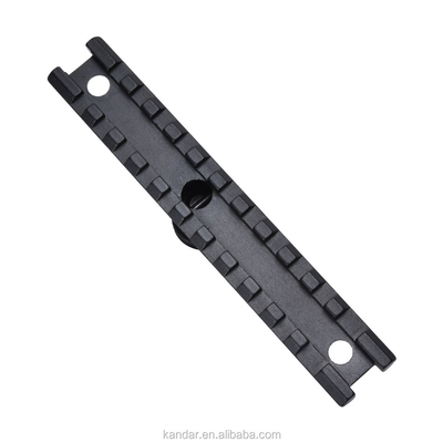 Hunting Black 11mm to 20mm Conversion Adapter Mount with Knurled Thumb Nut Connector