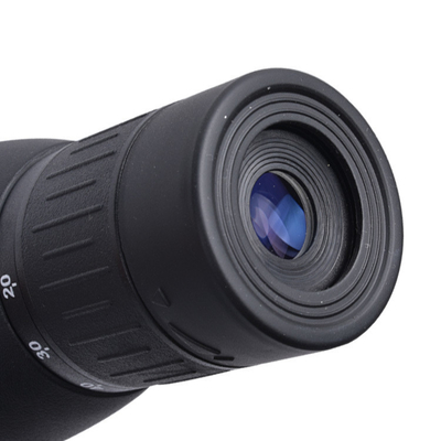 20-60X Magnification High Definition Zoom Spotting Scope with 45 Degree Angled Design