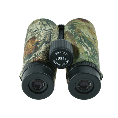 305ft/101m Field of View 10X42 Camouflage Binoculars with Camouflage Fabric Packaging