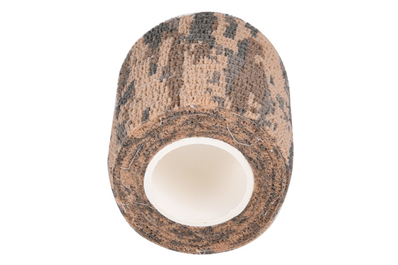 Outdoor Hunting Camping Heat Resistant Camo Self Adhesive Tape with Non-woven Fabrics