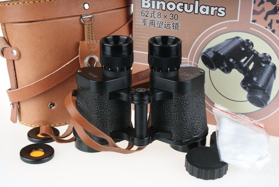 High Power and Wide View Antique Binoculars KANDAR M 6X24 for Hunting in Army Green