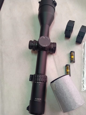 1200G Aircraft Aluminium Tube Material 3-24x56 Hunting Sight with FFP ED Optical Lens
