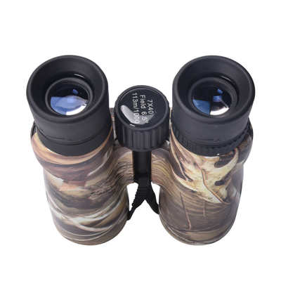 Camping Waterproof Fogproof High Resolution Binoculars Telescope 7x40 Set for Adults