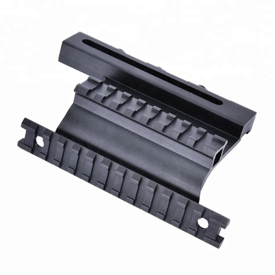 Side Mount Sight Scope Mount System with 127mm Bottom Length and Matte Black Finish