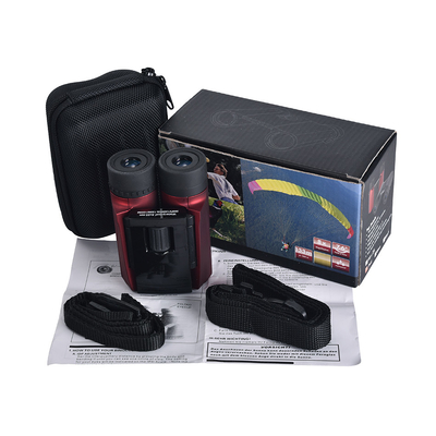Waterproof 8X25 Binoculars with Wide Field of View and Portable Folding Design