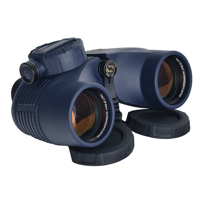 Rubber and Aluminum 7x Magnification Marine Telescope for Outdoor Sports With Compass