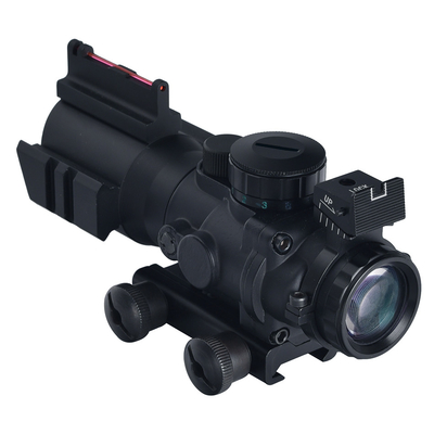 Lightweight Hunting 4X32 Fiber Optic Scope with 36.6ft/7° Field of View and 460g Weight