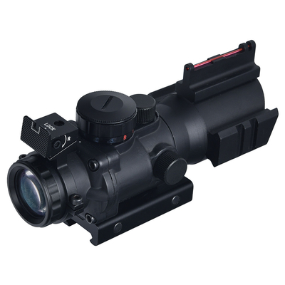 Lightweight Hunting 4X32 Fiber Optic Scope with 36.6ft/7° Field of View and 460g Weight