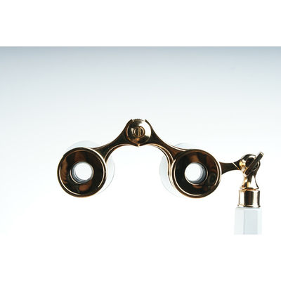 Metal Vintage Telescope Antique Binocular Glasses for Opera 3x25 Exit Pupil 8.3mm