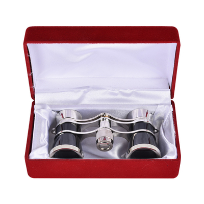 3x Magnification Noble Metal Mini Telescope Spotting Scope for Horse Racing 3x25