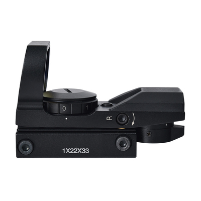 Versatile 1X22X33 Tactical Red Dot Reflex Sight For Optical Red Dot Scope Matte Black