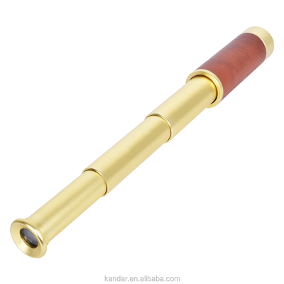 181g Monocular Nautical Handheld Brass Spyglass Expandable 26x32 Telescope for Optics