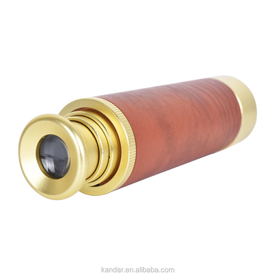 181g Monocular Nautical Handheld Brass Spyglass Expandable 26x32 Telescope for Optics