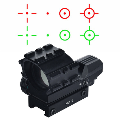 Red Green Dot 1X Magnification Optical Sight Scope with Free Eye Relief mm