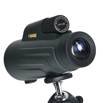 Waterproof Green 10X50 Monocular for Hunting and Sports Watching Outdoor Activities
