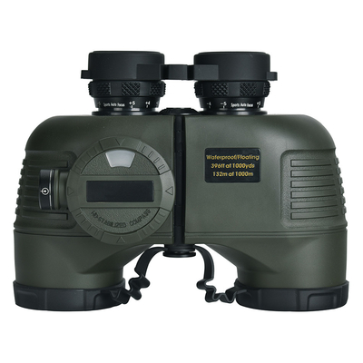 7x Magnification Marine Telescope with Compass and Rangefinder