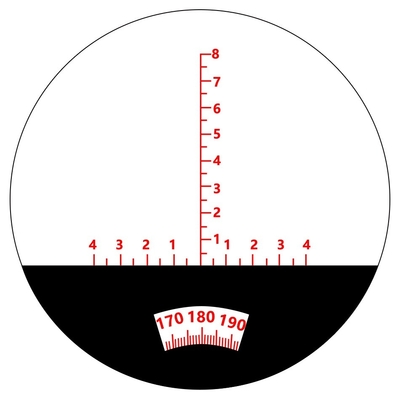 7x Magnification Marine Telescope with Compass and Rangefinder