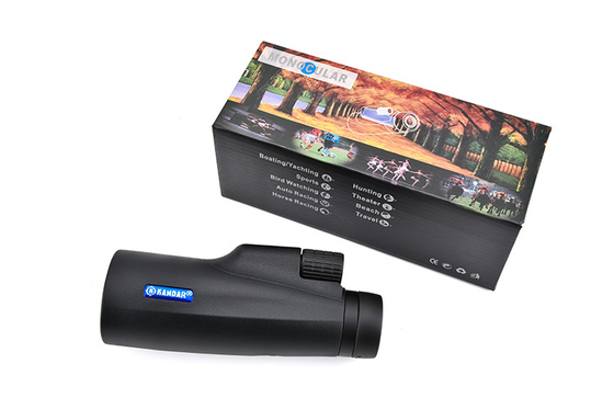 Long Range 12x50 Monocular Telescope with Tripod Clip and Double-coated Lens Coating
