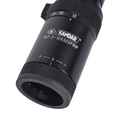 2-12x Magnification Black/Camouflage Side Focus IR Zero Lock First Focal Plane Sight