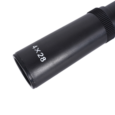 28mm Objective Lens R4 4x28 Mini Scope Optic Sight for Hunting Maximum Output Power 0