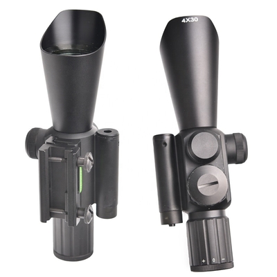 4X30EGL Hunting Scope with Red Laser and Easy Windage/Elevation Adjustments