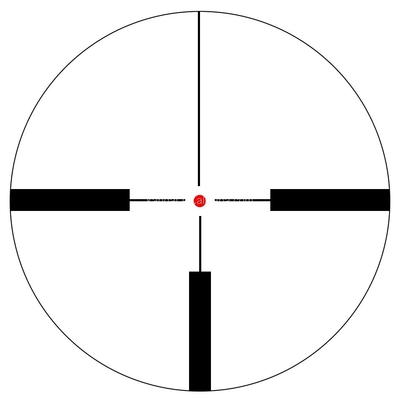 3-9x50E Hunting Red Dot Laser Scope with Illuminated Reticle and Telescopic Sight