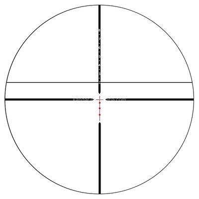 Lighted 3-12x40 SFIR Side Focus Optic Scope for Hunting 30mm Dia. One-Piece Tube
